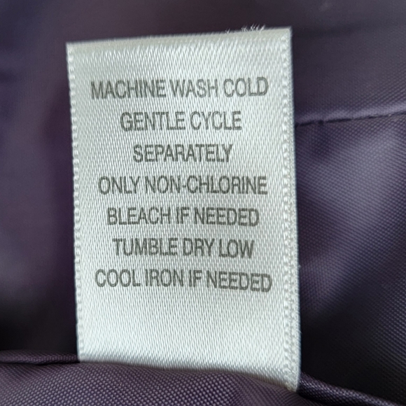 Christopher & Banks Plum Tiered Ruffle Silk Blend Jacket Blazer Women's Size M - Picture 9 of 12